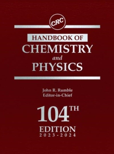 CRC Handbook of Chemistry and Physics (Hardcover, 104 ed)