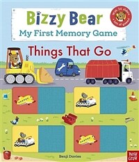 Bizzy Bear: My First Memory Game Book: Things That Go (Board Book)