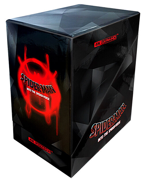 [중고] [4K 블루레이] 스파이더맨 : 뉴 유니버스 - 원클릭 박스 4K 스틸북 한정판 (12disc : 4K UHD + 3D + 2D)