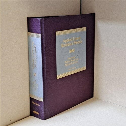 [중고] Applied Linear Statistical Models, Third Edition (Hardcover, 3rd)