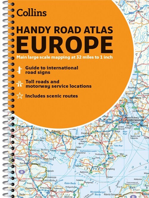 Collins Handy Road Atlas Europe (Spiral Bound, New Seventh edition)