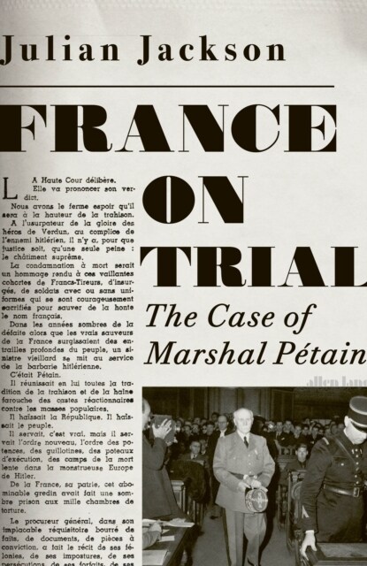 [중고] France on Trial : The Case of Marshal Petain (Hardcover)