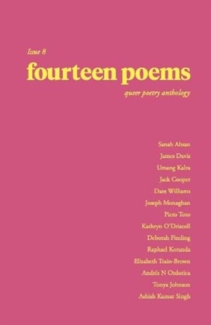 fourteen poems Issue 8: a queer poetry anthology (Paperback)