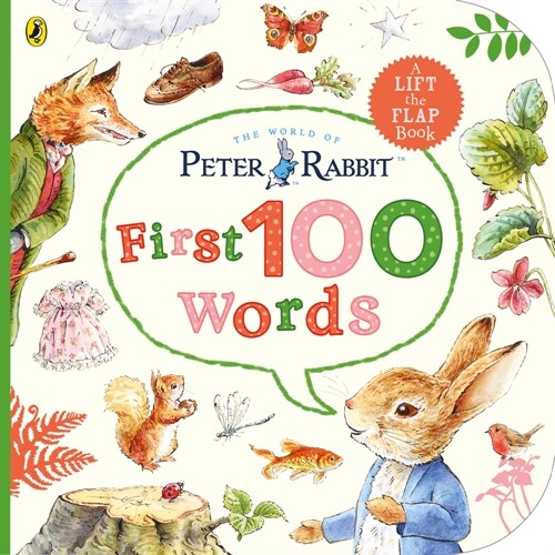 Peter Rabbit Peters First 100 Words (Board Book)