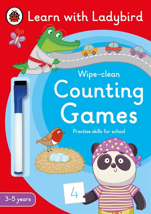 Counting Games: A Learn with Ladybird Wipe-clean Activity Book (3-5 years) : Ideal for home learning (EYFS) (Paperback)