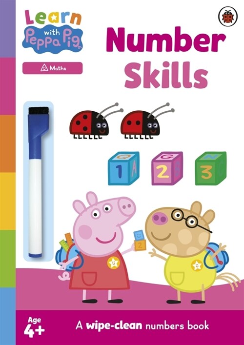 Learn with Peppa: Number Skills : A wipe-clean numbers book (Paperback)