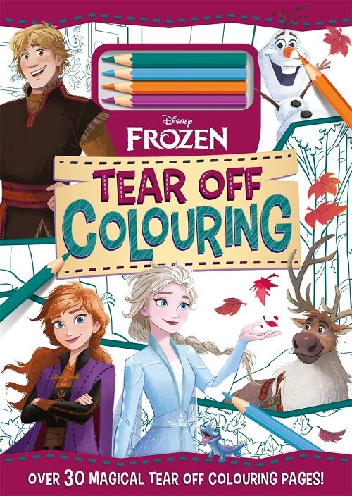 Disney Frozen: Tear Off Colouring (Paperback)
