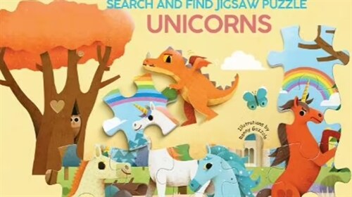 Unicorns: Search and Find Jigsaw Puzzle (Novelty Book)
