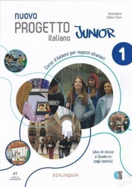 Nuovo Progetto italiano Junior : Libro di classe e Quaderno degli esercizi + audi (Paperback)