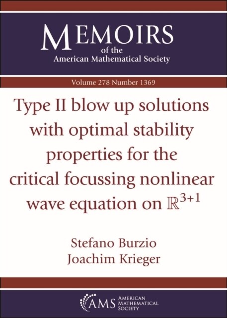 Type II blow up solutions with optimal stability properties for the critical focussing nonlinear wave equation on $ mathbb {R}^{3+1}$ (Paperback)