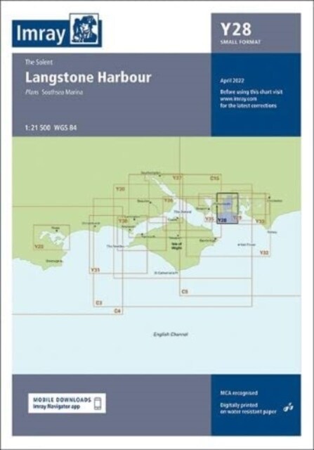 Imray Chart Y28 : Langstone Harbour (Sheet Map, folded)