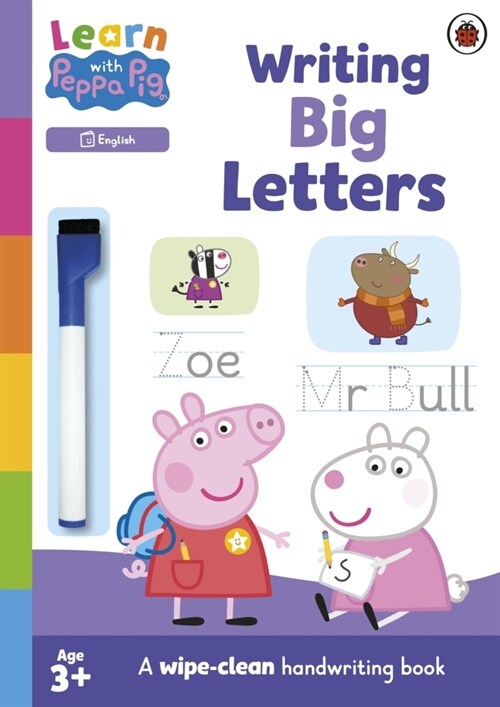 Learn with Peppa: Writing Big Letters : Wipe-Clean Activity Book (Paperback)