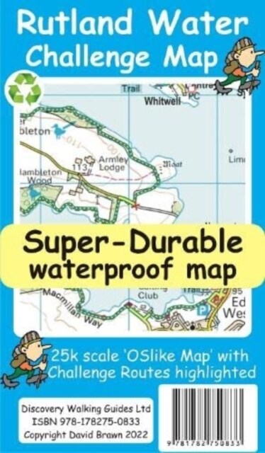 Rutland Water Challenge Map and Guide (Sheet Map)