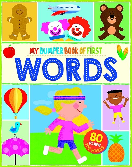 My Bumper Book of First Words : 80 flaps, 200 words (Board Book)