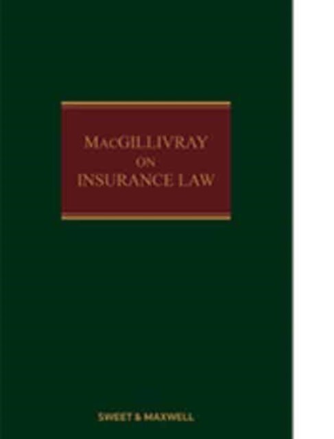 MacGillivray on Insurance Law (Hardcover, 15 ed)