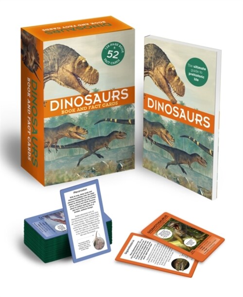 Dinosaurs: Book and Fact Cards : 128-Page Book & 52 Fact Cards (Paperback)