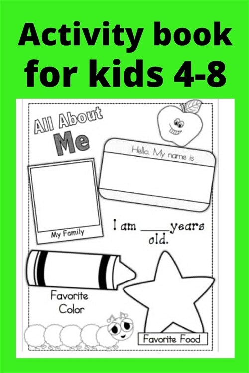 Activity book for kids 4-8 (Paperback)