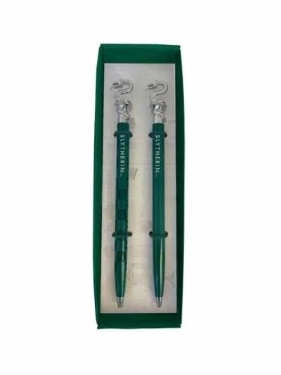 Harry Potter: Slytherin Pen and Pencil Set (Set of 2) (Other)