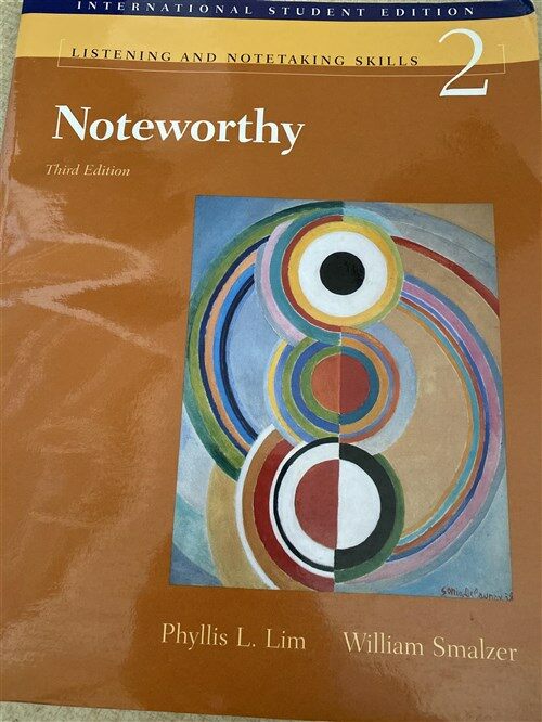 [중고] Noteworthy 2 : Listening and Notetaking Skills (3rd Edition)