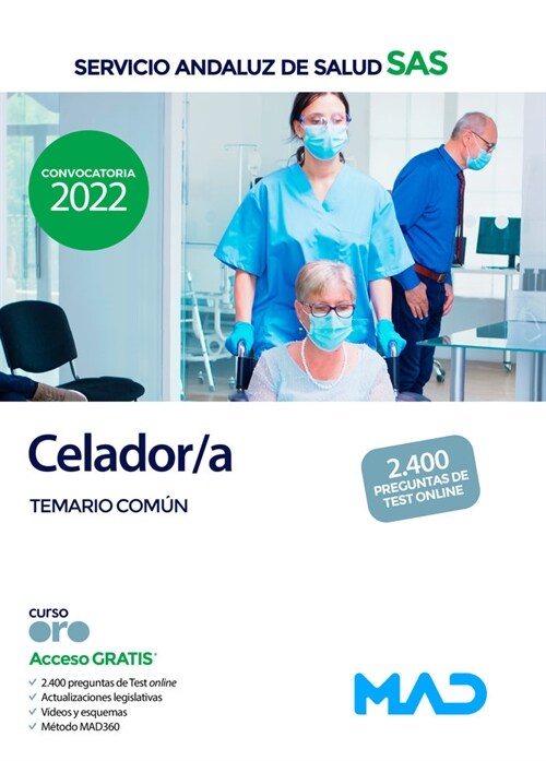 CELADOR/A SERVICIO ANDALUZ SALUD TEMARIO COMUN (Paperback)