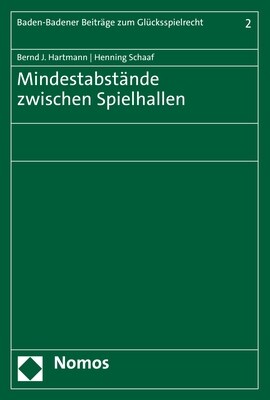 Mindestabstande Zwischen Spielhallen (Paperback)