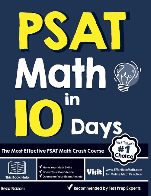 PSAT Math in 10 Days: The Most Effective PSAT Math Crash Course (Paperback)