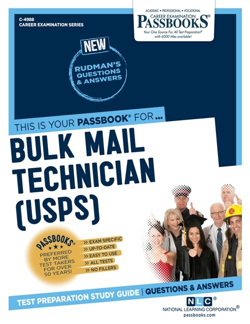 Bulk Mail Technician (Usps): Passbooks Study Guide Volume 4988 (Paperback)