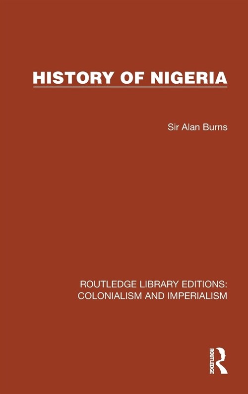 History of Nigeria (Hardcover, 1)