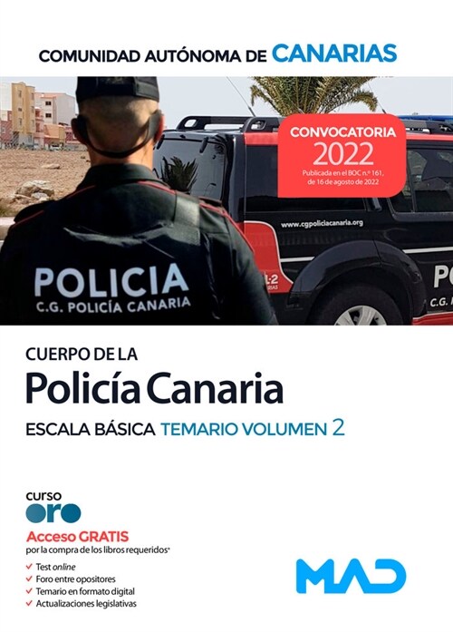 CUERPO POLICIA CANARIA ESCALA BASICA TEMARIO VOLUMEN (Paperback)