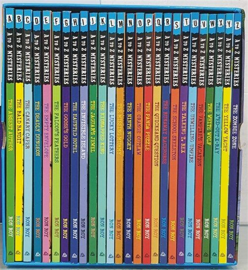 [중고] A to Z Mysteries #1-26 챕터북 Box Set (Paperback 26권, Slipcase)