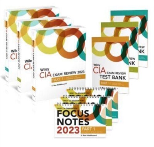 Wiley CIA 2023: Exam Review + Focus Notes + Test Bank Complete Set (2-year access) (Paperback, 1)