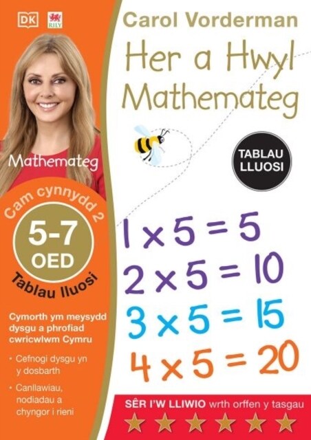 Her a Hwyl Mathemateg: Tablau Lluosi, Oed 5-7 (Maths Made Easy: Times Tables, Ages 5-7) (Paperback)