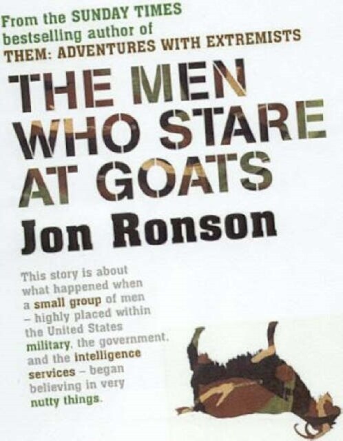 The Men Who Stare at Goats (Paperback, Export ed)