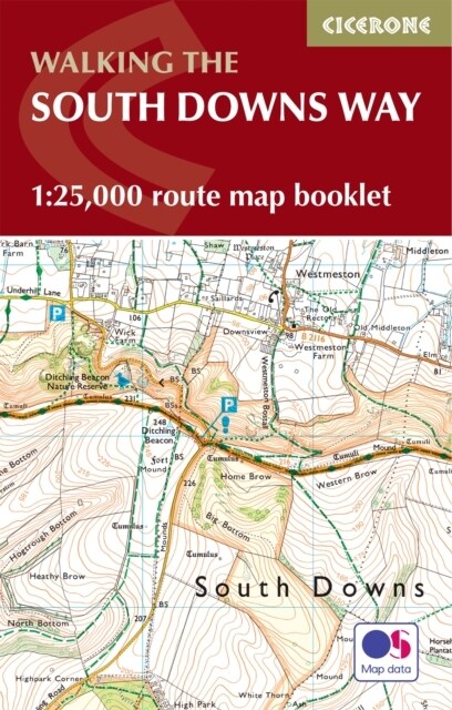 The South Downs Way Map Booklet : 1:25,000 OS Route Mapping (Paperback, 2 Revised edition)