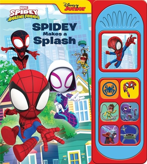 Disney Junior Marvel Spidey and His Amazing Friends: Spidey Makes a Splash Sound Book (Board Books)