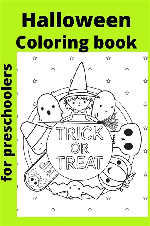 Halloween Coloring book for preschoolers (Paperback)