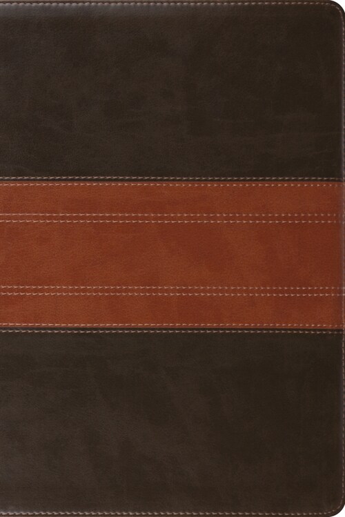 ESV Study Bible, Personal Size (Trutone, Forest/Tan, Trail Design) (Imitation Leather)