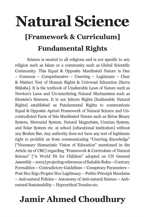 Natural Science: Fundamental Rights (Paperback)