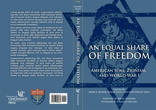 An Equal Share of Freedom: American Jews, Zionism, and World War I (Hardcover)