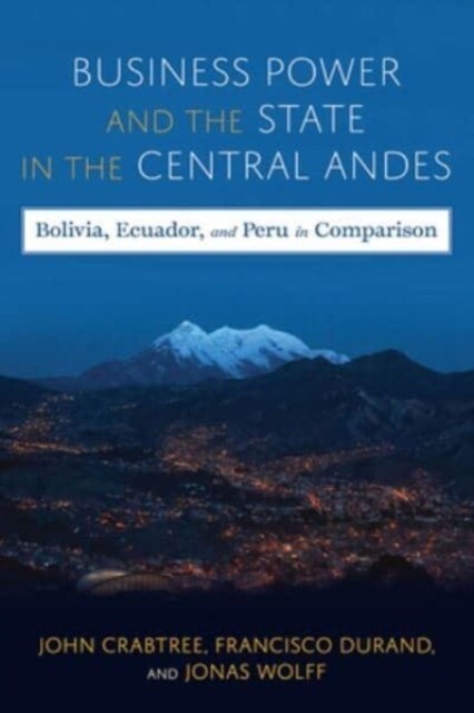 Business Power and the State in the Central Andes: Bolivia, Ecuador, and Peru in Comparison (Hardcover)