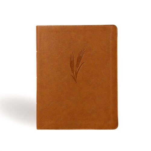 CSB Notetaking Bible, Large Print Edition, Camel Leathertouch (Imitation Leather)