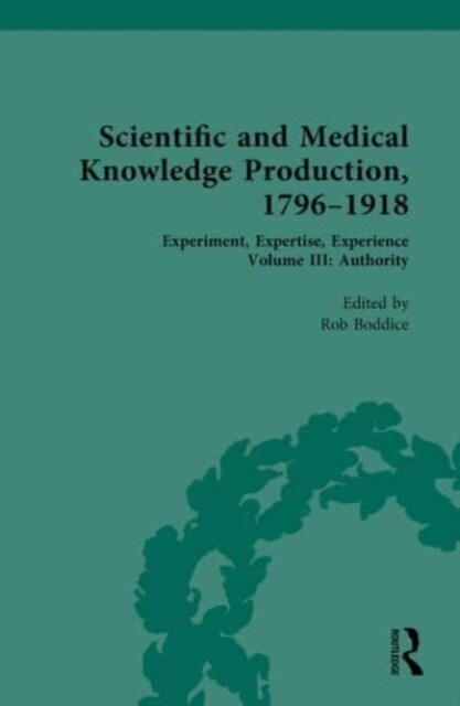 Scientific and Medical Knowledge Production, 1796-1918 : Volume III: Authority (Hardcover)