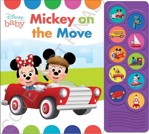 Disney Baby: Mickey on the Move Sound Book (Board Books)