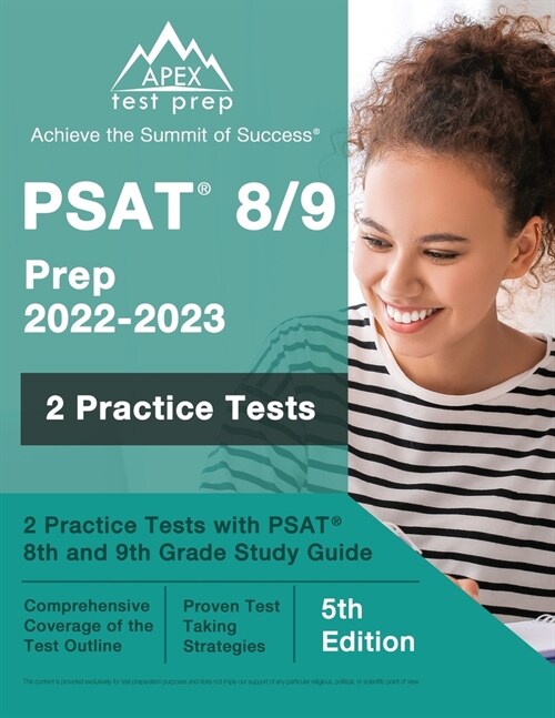 PSAT 8/9 Prep 2022 - 2023: 2 Practice Tests with PSAT 8th and 9th Grade Study Guide [5th Edition] (Paperback)