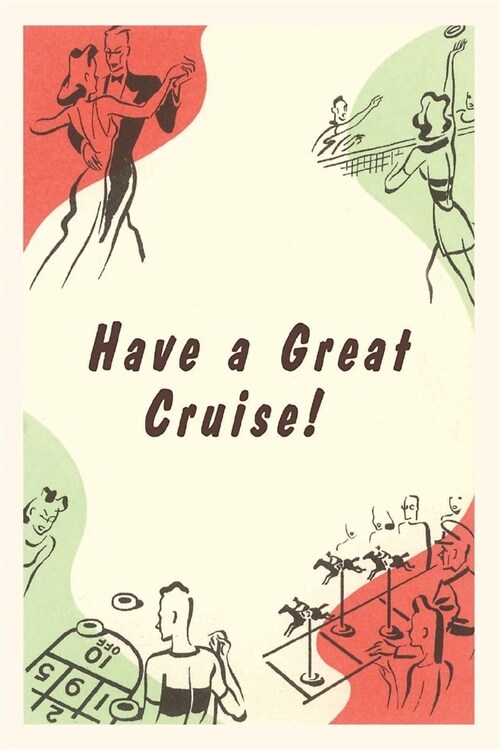 Vintage Journal Cruise Drawings Travel Poster (Paperback)