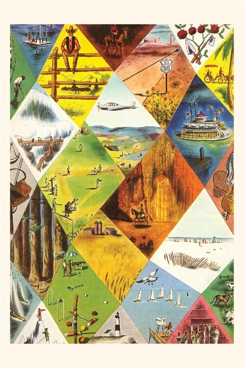 Vintage Journal Quilt of Travel Image (Paperback)