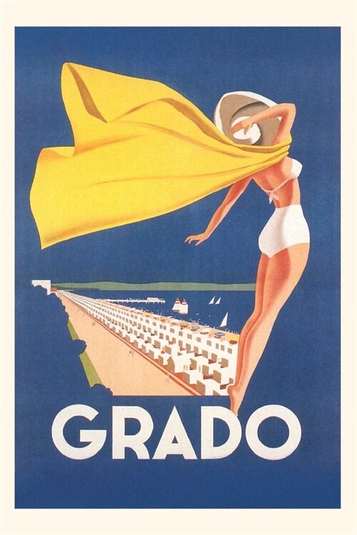 Vintage Journal Grado Travel Poster (Paperback)
