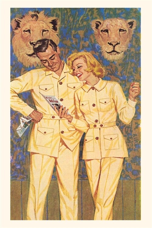 Vintage Journal Couple with Lions Heads (Paperback)