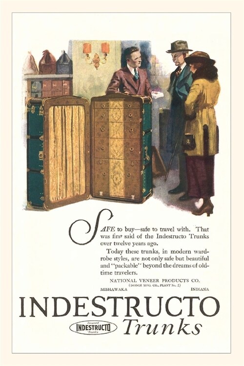 Vintage Journal Indestructo Trunks (Paperback)