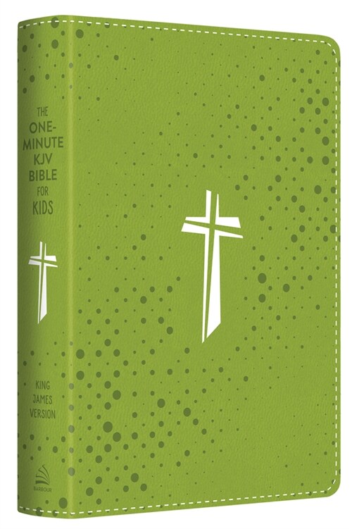 The One-Minute KJV Bible for Kids [Neon Green Cross] (Imitation Leather)